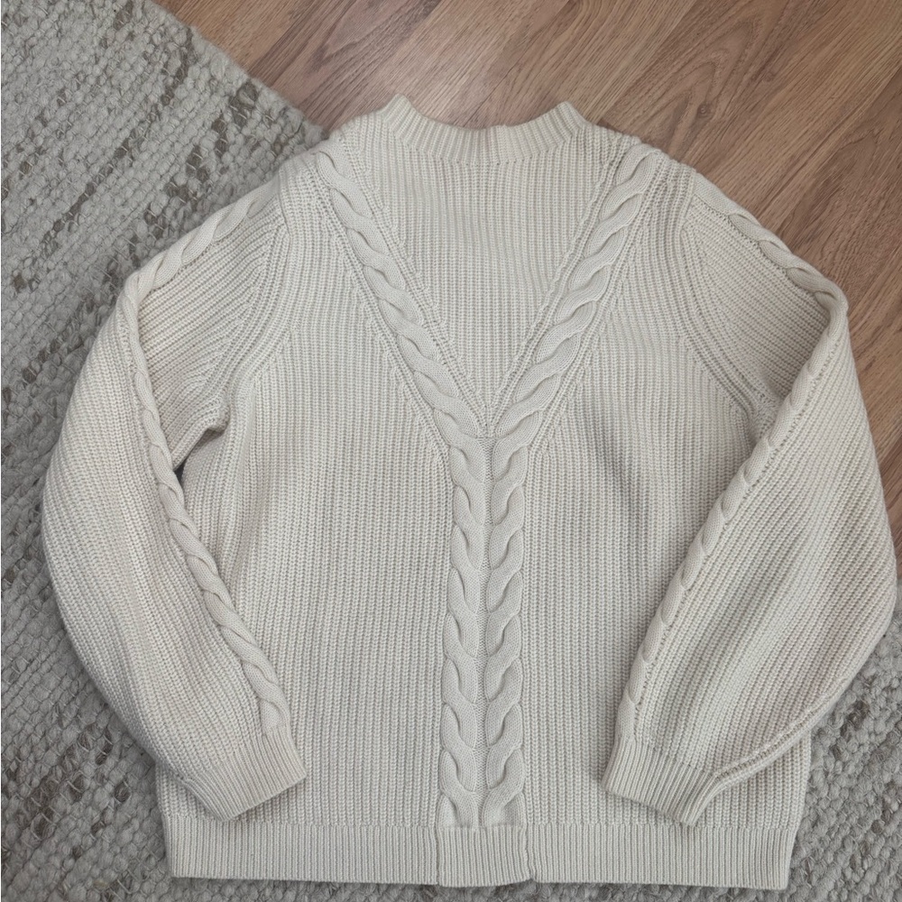 Cozy Cream Cable Knit Sweater